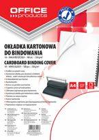 Okładki do bindowania OFFICE PRODUCTS, karton, A4, 250gsm, błyszczące, 100szt., białe