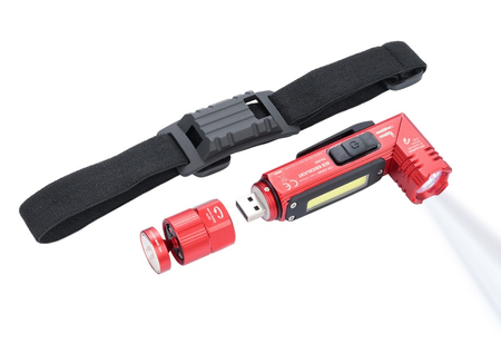 Latarka TROIKA Eco Knicklicht, czerwona