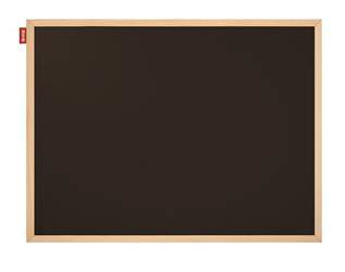 Tablica kredowa MEMOBE czarna, rama drewniana, 80x60 cm