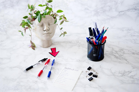 Długopis automatyczny Base 0,7mm z gumowym uchwytem MemoBe niebieski