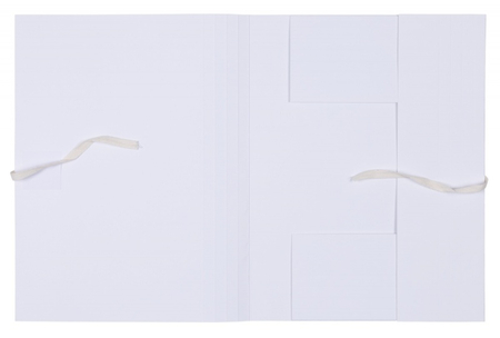 Teczka archiwizacyjna wiązana OFFICE PRODUCTS Budget Pro, 50mm, karton, biała wewn., A4, 250gsm, 3-skrz., biała