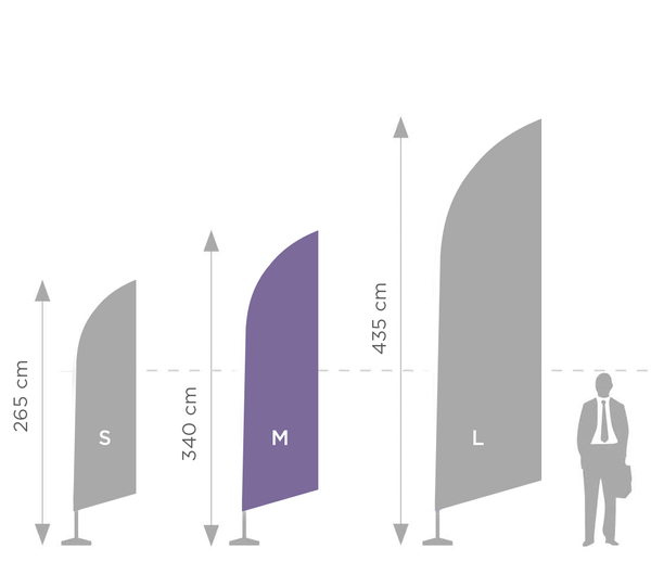 Maszt rurkowy Pióro M - 3,40 m w worku