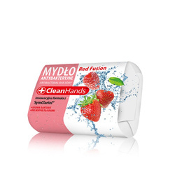 Mydło w kostce antybakteryjne CLEAN HANDS, truskawka, 90 g