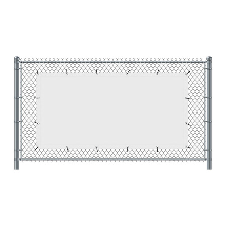 Fence Banner 300 x 140 cm Open English Green