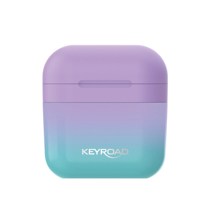 Temperówka plastikowa KEYROAD, opalizująca, podwójna, blister, mix kolorów