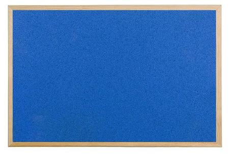 Tablica korkowa kolorowa w ramie drewnianej