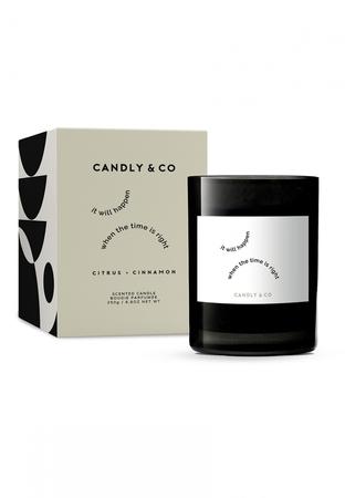 Świeca sojowa w szkle CANDLY&CO, It Will Happen When The., zapach No.3, 250g