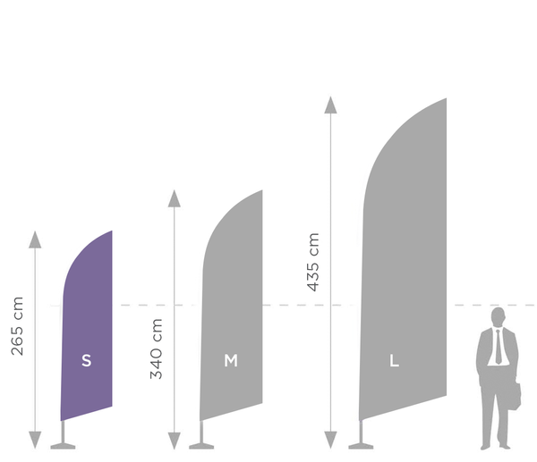 Maszt rurkowy Pióro S - 2,65 m w worku