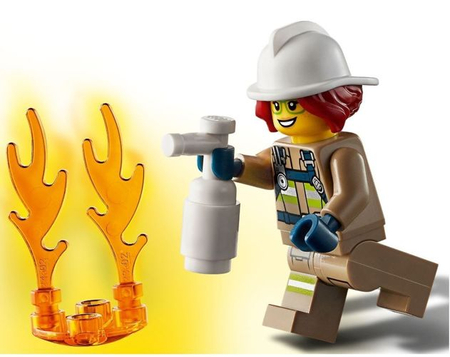 LEGO Klocki City Helikopter strażacki leci na ratunek