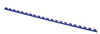 Grzbiety do bindowania OFFICE PRODUCTS, A4, 6mm (25 kartek), 100 szt., niebieskie