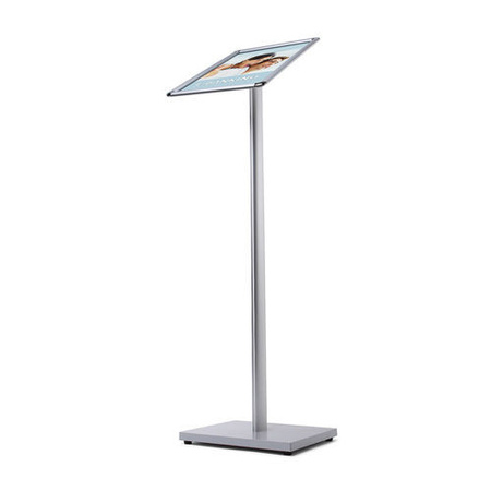 Menuboard z ramą A4, narożnik ostry, profil 25 mm - MBA4G25