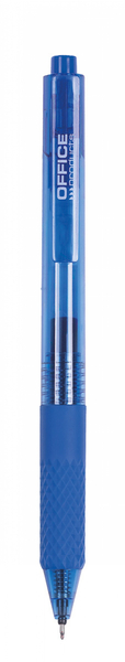 Długopis automatyczny żelowy OFFICE PRODUCTS,  gr. linii 0,25mm, dł. linii 1200m, niebieski