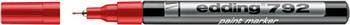 Marker olejowy e-792 EDDING, 0,8mm, czerwony