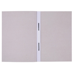 Skoroszyt OFFICE PRODUCTS Budget, karton, z oczkiem, nadruk, 1/1, A4, 250gsm, biały