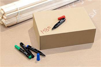 Marker permanentny M201 MemoBe końcówka ścięta 1-4 mm zielony