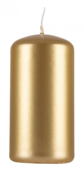 Świeca słupek DONAU HOME Standard Lakier, 50x100mm, 4 szt., złoty