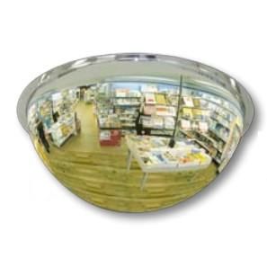 Lustro kontrolne sufitowe do kontroli sklepów 1/2 kuli (Ø 450 mm 360°) PMMA