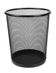 Kosz na śmieci biurowy z metalowej siatki 23,5x27 cm MemoBe czarny