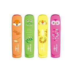 Zakreślacz KEYROAD Fluo Jungle, 1-5 mm, 4 szt., etui, mix kolorów