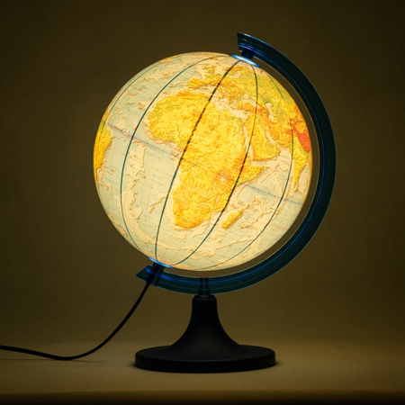 Globus fizyczny 3D GŁOWALA, podświetlany, śr. 250mm, w pudełku