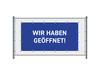 Fence Banner 200 x 100 cm Open German Green