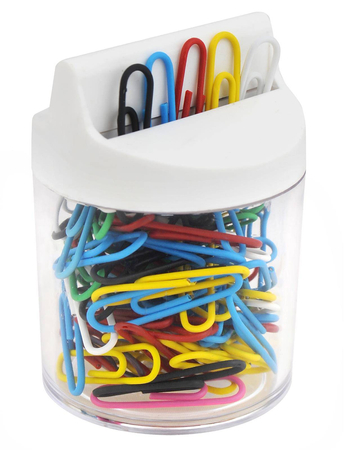 Spinacze powlekane kolorowe 28 mm MemoBe 100 szt. op. magnetyczne