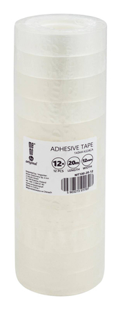 Taśma klejąca MemoBe 12mm x 20m , 12 sztsłupek