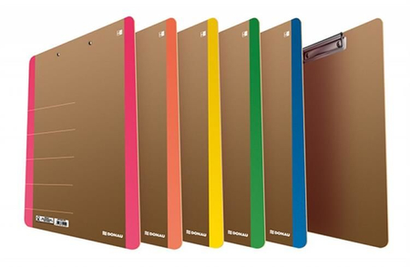 Clipboard DONAU Life, karton, A4, z klipsem, zielony