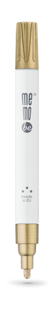 Marker olejowy MM301 MemoBe, końcówka okrągła 2-4 mm złoty
