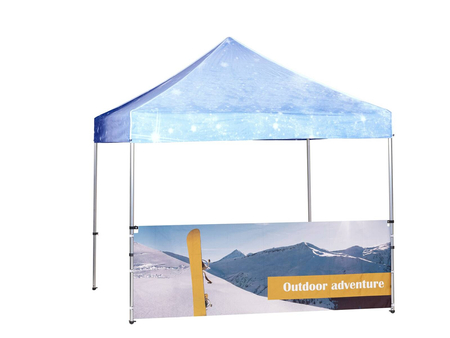 Tent Alu Half Wall Double-Sided 3 x 3 Meter White