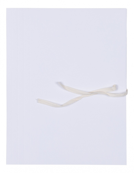 Teczka archiwizacyjna wiązana OFFICE PRODUCTS Budget Pro, 50mm, karton, biała wewn., A4, 250gsm, 3-skrz., biała