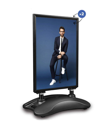 Potykacz Hampton czarny - B2