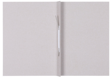 Skoroszyt OFFICE PRODUCTS Budget, karton, z fałdą, nadruk, A4, 250gsm, biały