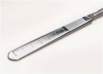 SKALPEL DAHLE METALOWY Z OSTRZEM NO. 10, 11, 15