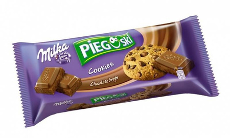 Ciastka Pieguski MILKA, 135 g, z czekoladą