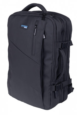 Plecak DONAU TRAVEL Prague, 17", 32l, USB + kabel, czarny
