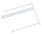 Klipsy archiwizacyjne Q-CONNECT Z-Clip, grubość pliku max. 7cm, biały