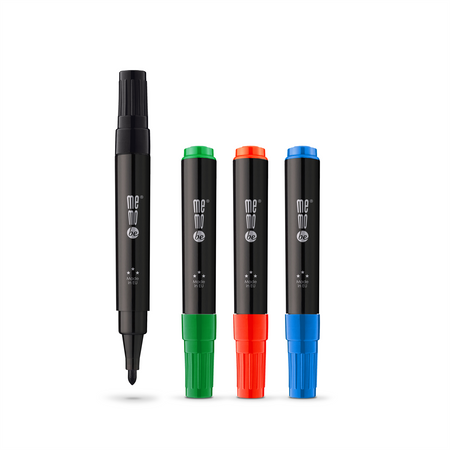 Marker permanentny M200 MemoBe końcówka okrągła 3 mm 4-kol. op. kartonowe