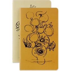 Zestaw 2 zeszytów MOLESKINE Van Gogh Cahier 2024, L, 13x21cm, w linie, edycja limitowana
