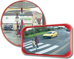 Lustro wielofunkcyjne zielone, czerwone bądź czarne PAS