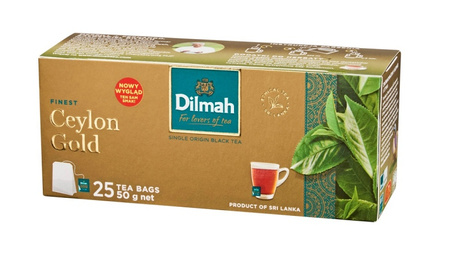 Herbata DILMAH Ceylon Gold, 25 torebek