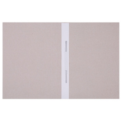 Skoroszyt OFFICE PRODUCTS Premium, karton, z listwą, nadruk, A4, 350gsm, biały