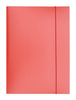 Teczka z gumką OFFICE PRODUCTS, karton/lakier, A4, 320gsm, 3-skrz., mix kolorów