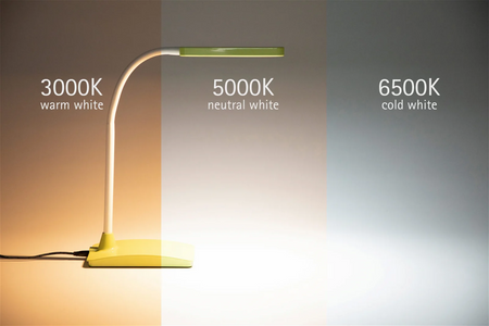 LAMPA BIURKOWA LED MAULpearly, możliwość regulacji światła LIMONKOWA