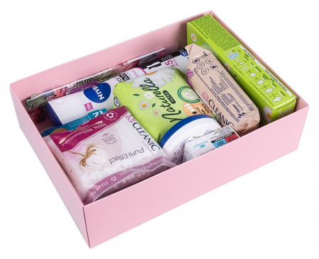 Zestaw higieniczny dla kobiet DONAU HOME, w pudełku, różowy