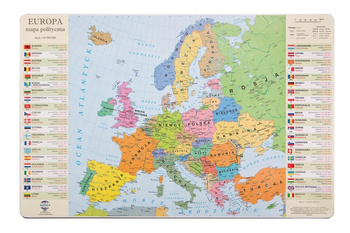 Podkładka na biurko GŁOWALA, mapa polityczna Europy, 58x38cm
