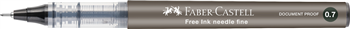 CIENKOPIS KULKOWY FREE INK KOŃCÓWKA IGŁOWA 0,7 mm CZARNY FABER-CASTELL