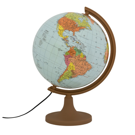 Globus polityczny GŁOWALA, podświetlany, plast. niska stopka, śr. 320mm, w pudełku