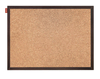 Tablica korkowa MEMOBE, rama obrazowa mahoniowa, 90x60 cm