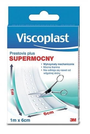 Plaster VISCOPLAST Plus, 6cmx1m, biały